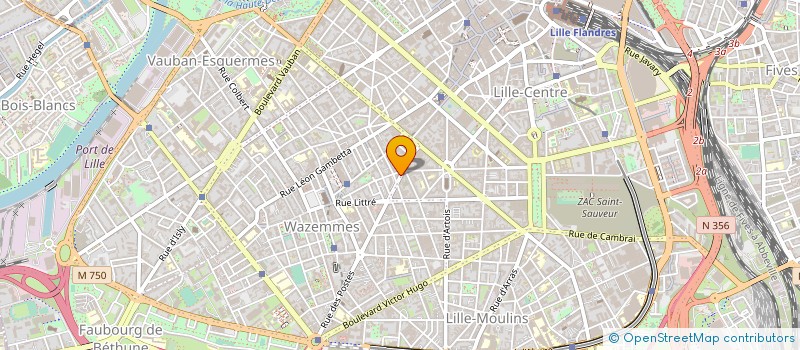 localisation de l'entreprise NOUVELLE YASMINE  LILLE