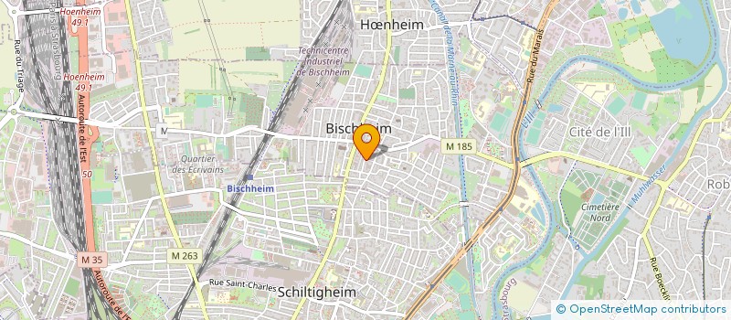 localisation de l'entreprise NOUVELLES CONSTRUCTIONS D'ALSACE à BISCHHEIM