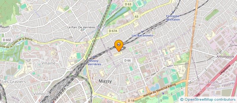 localisation de l'entreprise NOUVELLES DIMENSIONS à ANTONY