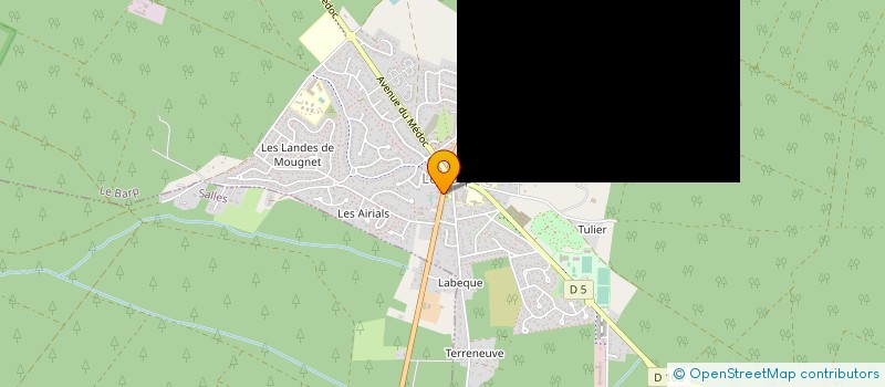 localisation de l'entreprise NOUVELLES ECHASSES  LE BARP