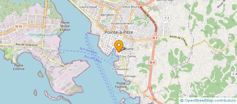 localisation de l'entreprise NOUVELLES EDITIONS GUADELOUPEENNES à POINTE-A-PITRE