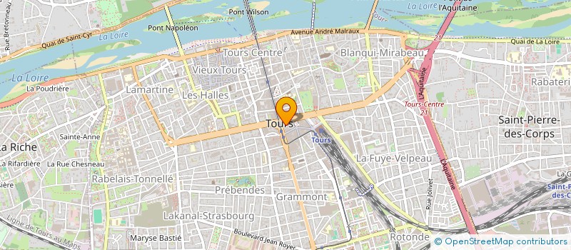 localisation de l'entreprise NOUVELLES EDITIONS SUTTON  TOURS