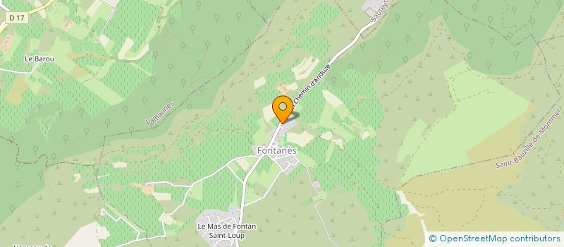 localisation de l'entreprise NOUVELLES ENERGIES 34  FONTANES