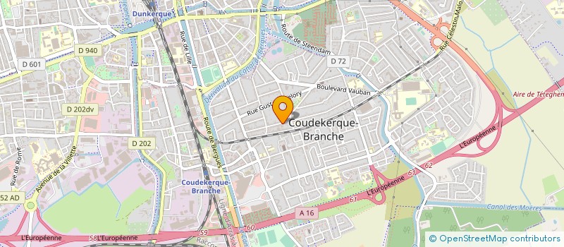 localisation de l'entreprise NOUVELLES ENERGIESDU NORD  COUDEKERQUE-BRANCHE