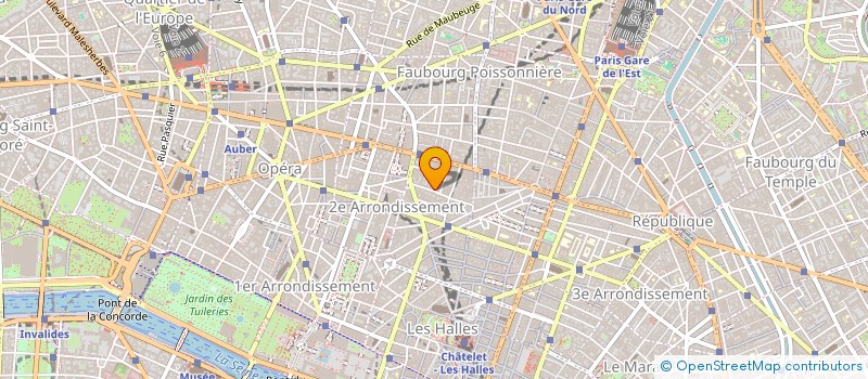 localisation de l'entreprise NOUVELLES ENTREPRISES ET TERRITOIRE à PARIS