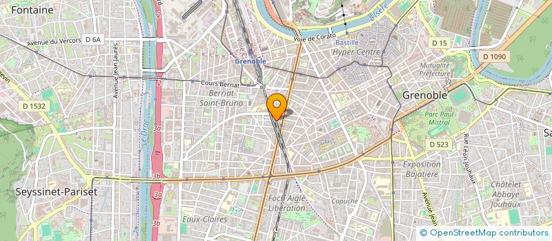 localisation de l'entreprise NOUVELLES FLEURS  GRENOBLE