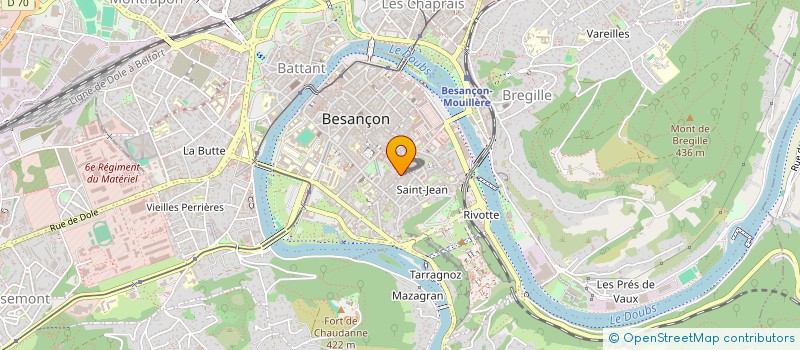 localisation de l'entreprise NOUVELLES FORMES à BESANCON
