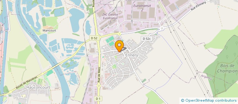 localisation de l'entreprise NOUVELLES FREQUENCES(NEW FREQUENCIES) à ROMBAS