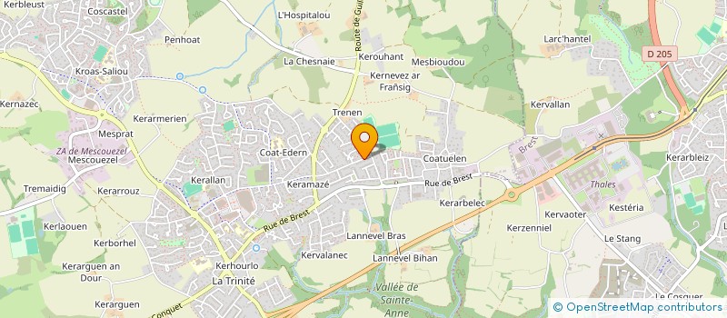 localisation de l'entreprise NOUVELLES GASTRONOMIQUES DE BRETAGNE  PLOUZANE