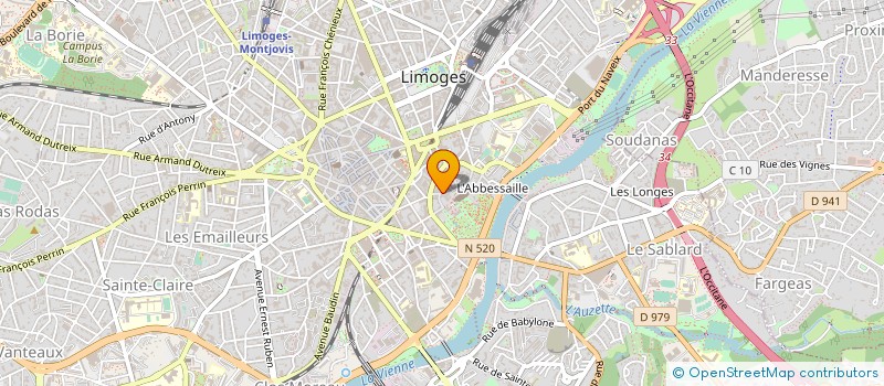 localisation de l'entreprise NOUVELLES ORGANISATIONS ECONOMIQUES à LIMOGES