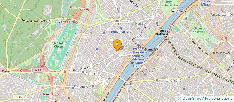 localisation de l'entreprise NOUVELLES ORGANISATIONS ET ASSISTANCE DANS LE MANAGEMENT  PARIS