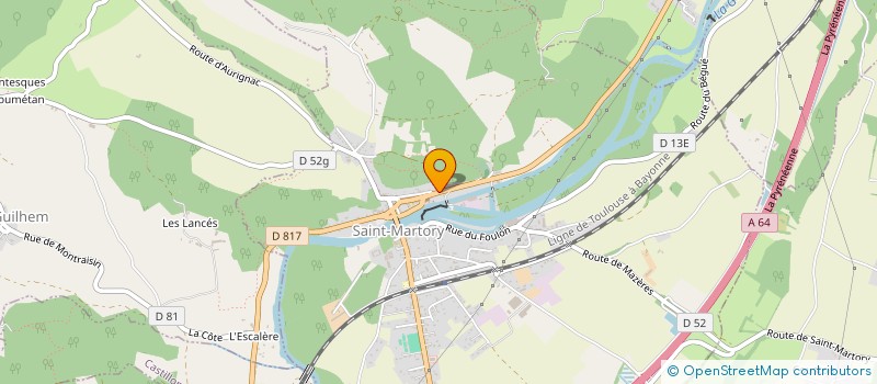 localisation de l'entreprise NOUVELLES PAPETERIES BARTHIER à SAINT-MARTORY