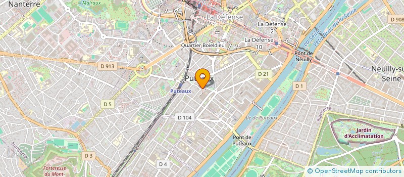 localisation de l'entreprise NOUVELLES PAPETERIES CENTRALES à PUTEAUX