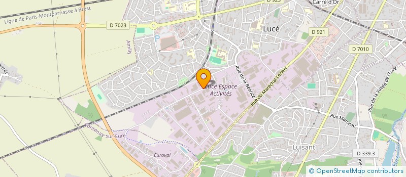 localisation de l'entreprise NOUVELLES PEPINIERES DE BEAUCE à LUCE