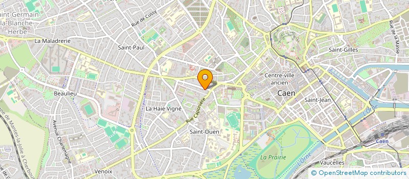 localisation de l'entreprise NOUVELLES PERSPECTIVES à CAEN