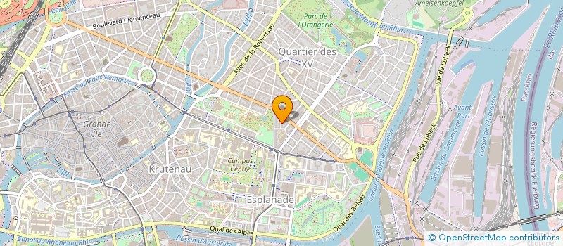 localisation de l'entreprise NOUVELLES PISTES FORMATION à STRASBOURG