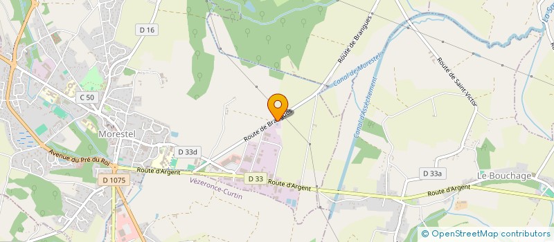 localisation de l'entreprise NOUVELLES RENCONTRES DE BRANGUES  MORESTEL