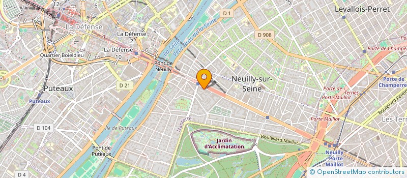 localisation de l'entreprise NOUVELLES RESIDENCES SERVICES à NEUILLY-SUR-SEINE