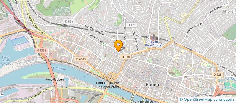 localisation de l'entreprise NOUVELLES SYNDICALES à ROUEN