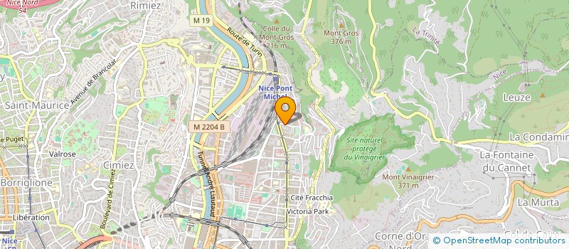 localisation de l'entreprise NOUVELLES TECHNIQUES DU BATIMENT  NICE