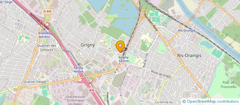localisation de l'entreprise NOUVELLES TECHNIQUES PROFESSIONNELLES DE BATIMENT à GRIGNY