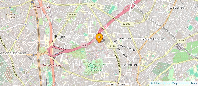 localisation de l'entreprise NOUVELLES TECHNOL CONSEILS ET FORMATIONS à MONTREUIL