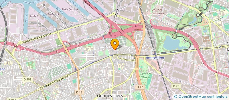 localisation de l'entreprise NOUVELLES TECHNOLOGIE EN TERTIAIRE, TELECOMMUNICATION, INFORMATIQUE ET COMMUNICATION FRANCE à GENNEVILLIERS