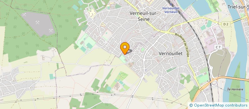 localisation de l'entreprise NOUVELLES TECHNOLOGIES DE LA FORMATION SARL à VERNOUILLET