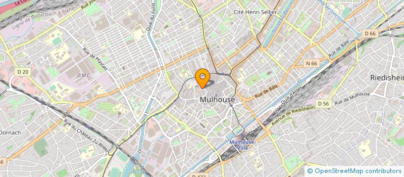 localisation de l'entreprise NOUVELLES TECHNOLOGIES DERMATOLOGIQUES à MULHOUSE