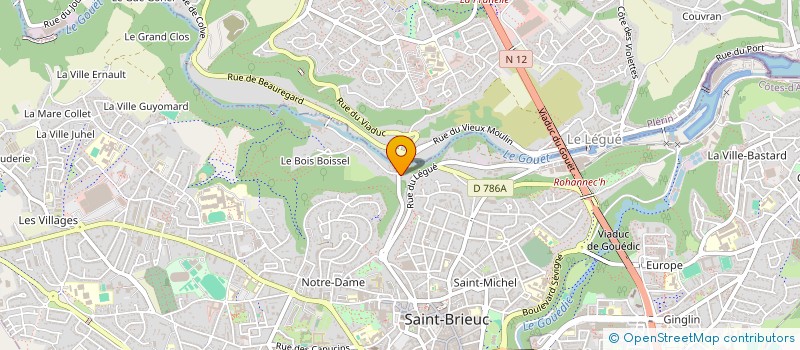 localisation de l'entreprise NOUVELLES TECHNOLOGIES ET TOURISME à SAINT-BRIEUC