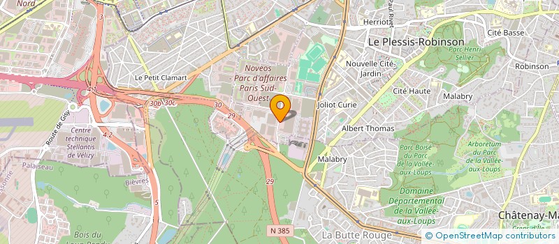 localisation de l'entreprise NOUVELLES TECHNOLOGIES SERVICES PAPIERS à LE PLESSIS-ROBINSON