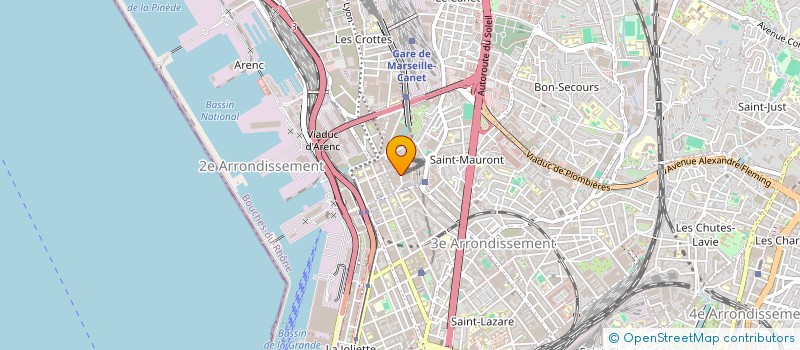localisation de l'entreprise NOUVELLES TECHNOLOGIES - TECHNO à MARSEILLE