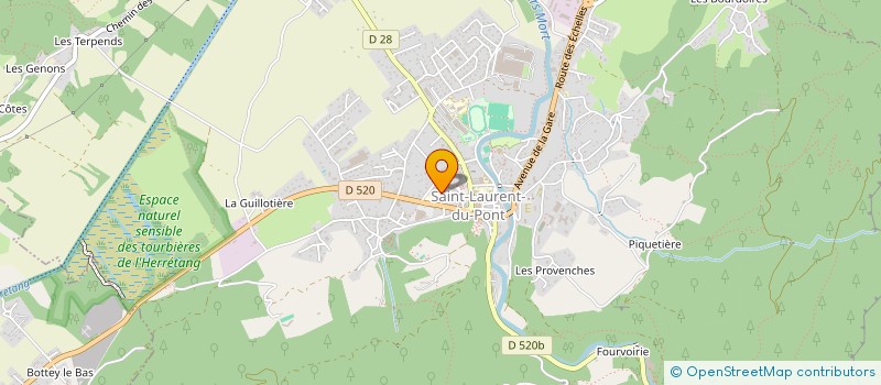 localisation de l'entreprise NOUVELLES TRACES EN CHARTREUSE à SAINT-PIERRE-DE-CHARTREUSE