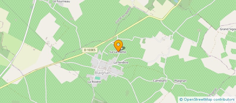 localisation de l'entreprise NOUVELLES VAGUES à BLAIGNAN-PRIGNAC