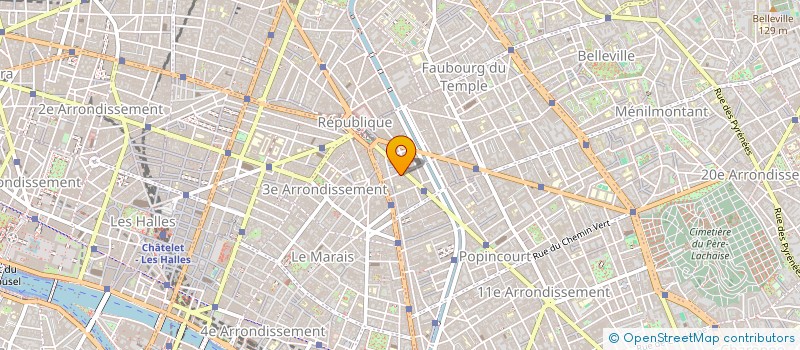 localisation de l'entreprise NOUVELLES VAGUES PRODUCTIONS  PARIS