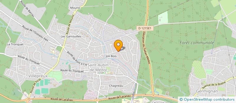 localisation de l'entreprise NOUVELLES VOIX FORMATION  SAINT-AUBIN-DE-MEDOC