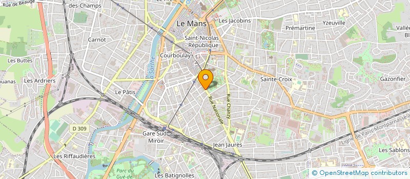 localisation de l'entreprise NOUVELS à LE MANS