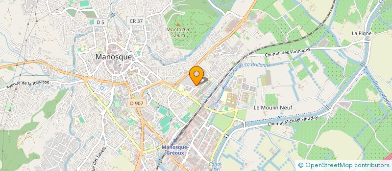 localisation de l'entreprise NOUVIA à MANOSQUE
