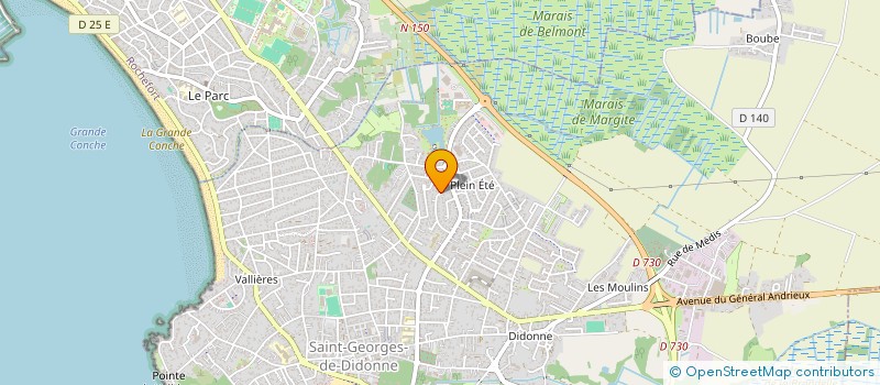 localisation de l'entreprise NOUVION  SAINT-GEORGES-DE-DIDONNE