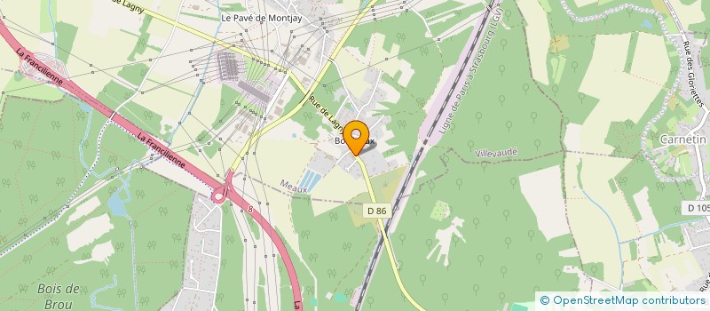 localisation de l'entreprise NOUX CORP à VILLEVAUDE