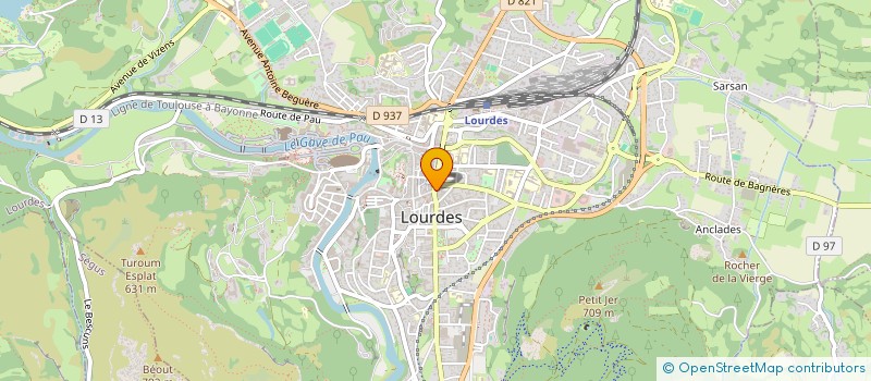 localisation de l'entreprise NOUY DISTRIBUTION à LOURDES