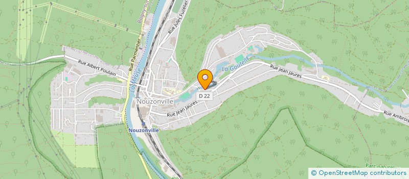 localisation de l'entreprise NOUZON'VIE POLE SOCIAL  NOUZONVILLE