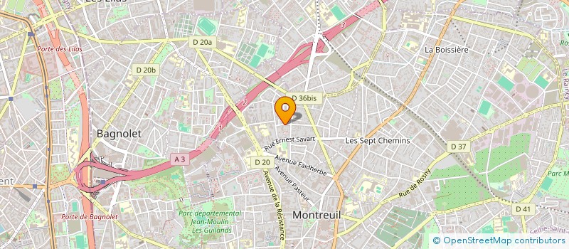 localisation de l'entreprise NOV à MONTREUIL