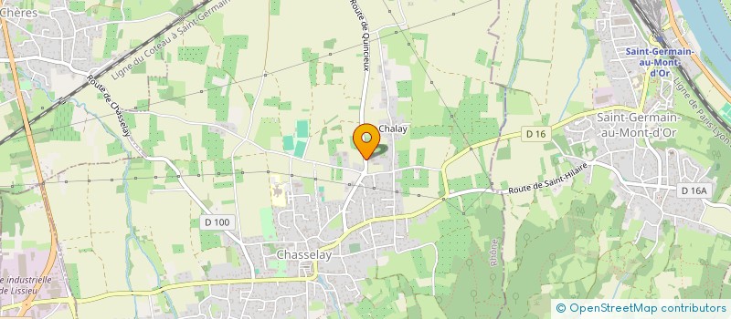 localisation de l'entreprise NOV  CHASSELAY