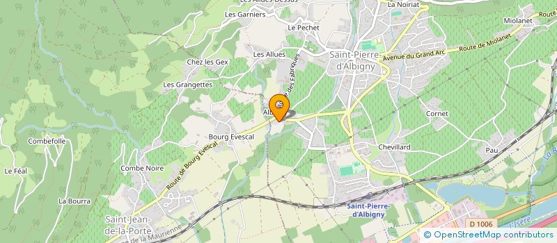 localisation de l'entreprise NOV'ART 3D  SAINT-PIERRE-D'ALBIGNY