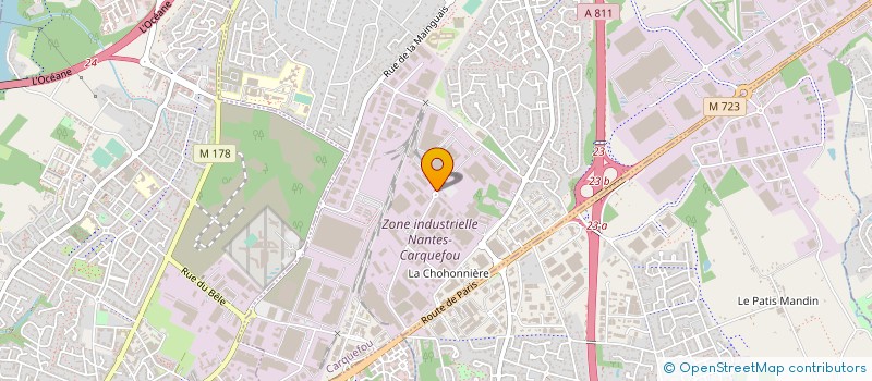 localisation de l'entreprise NOV BLM  CARQUEFOU