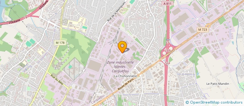 localisation de l'entreprise NOV BRANDT EUROPE FRANCE  CARQUEFOU