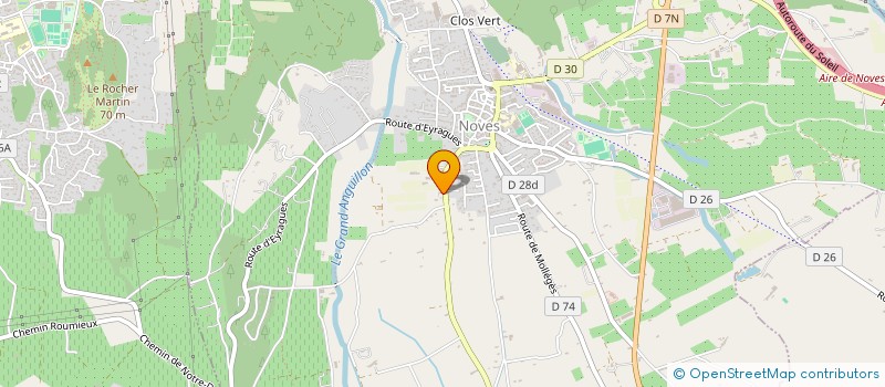 localisation de l'entreprise NOV'ETUDES à NOVES