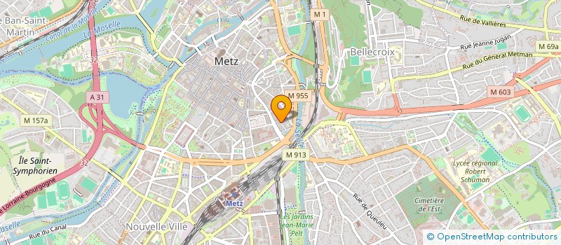 localisation de l'entreprise NOV HABITABLE SARL à METZ