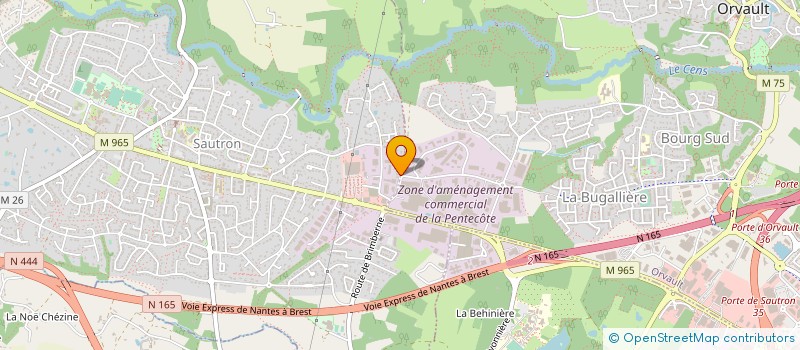 localisation de l'entreprise NOV'HABITAT  SAUTRON